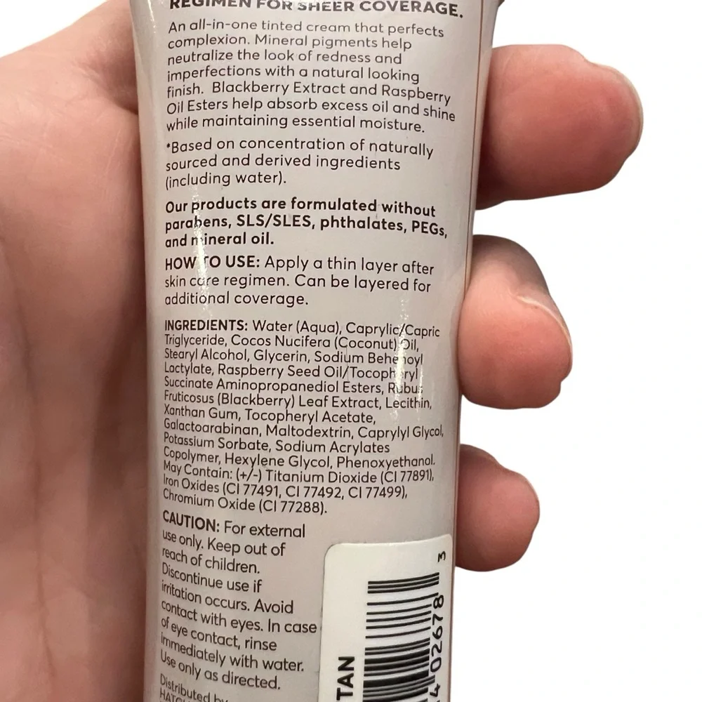 Found BB‎ Cream with Blackberry Extract, 40 TAN 1.6 fl oz Hydration Tinted Cream